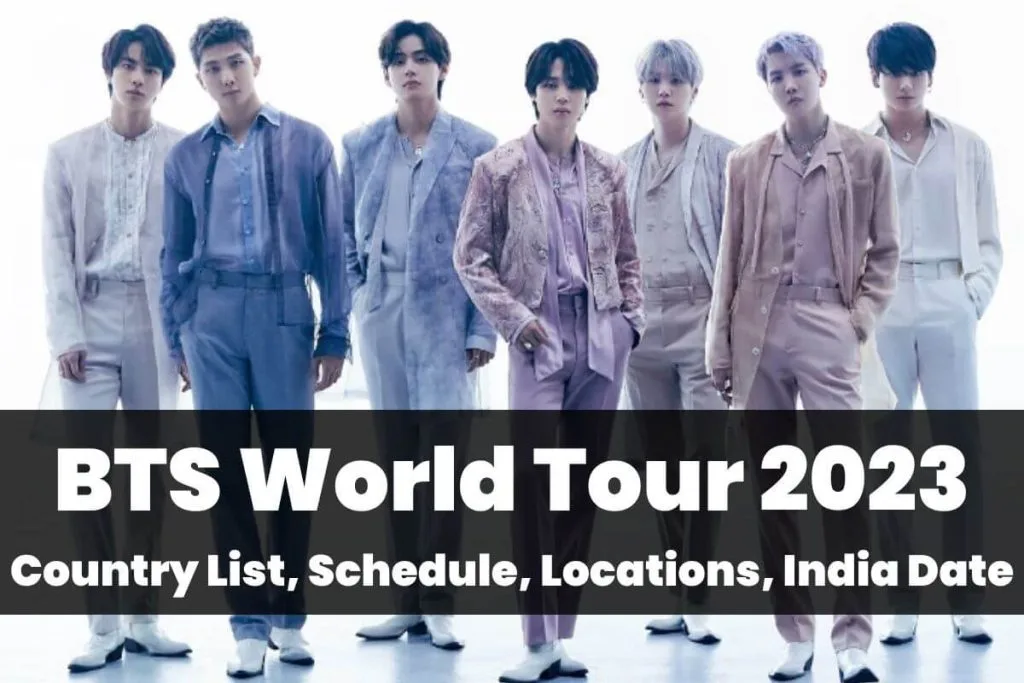 BTS. India. Seoul Korea. Las Vegas. USA. BTS World Tour. Upcoming concerts. March.